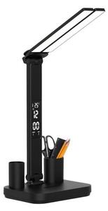 LED димируема презареждаема настолна лампа NOBLITE P LED/5W/5V 3000/4000/6000K 2200mAh черна