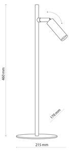 LED Настолна лампа LAGOS 1xG9/6W/230V 4000K бяла