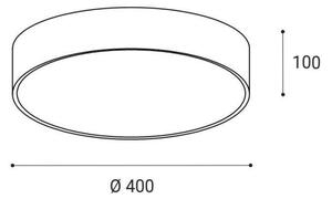 LED2 - LED Плафониера MONO LED/30W/230V 3000K/4000K черен