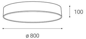 LED2 - LED Димируем плафон MONO LED/100W/230V 3000K/4000K бял