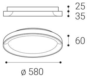 LED2 - LED Плафониера BELLA LED/48W/230V 3000K/4000K бял