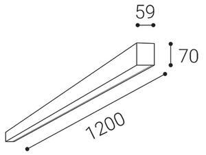 LED2 - LED Плафониера NOLI LED/40W/230V 3000K/3500K/4000K бял