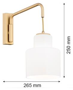 Argon 8371 - Аплик DIUNA 1xE27/15W/230V златист