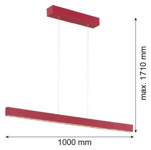 Argon 8304 - LED Пендел BALANS LED/35W/230V 3000K червен