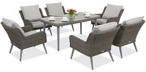 Bilbao Premium 6 Garden Point градински мебели сиви