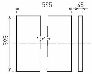 LED Панел за повърхностен монтаж ILLY LED/46W/230V