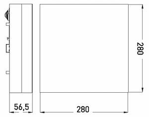 LED Плафон за баня LED/24W/230V 3000/4000/6000K 28x28 см IP44