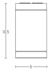 Zambelis E219 - Екстериорен спот 1xGU10/7W/230V IP54 черен