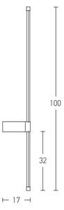 Zambelis 20117 - LED Аплик LED/20W/230V златист