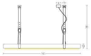 Zambelis 22211 - LED Пендел LED/45W/230V