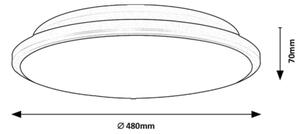 Rabalux 71131 - LED Плафониера ENGON LED/45W/230V 4000K сребрист 48 см