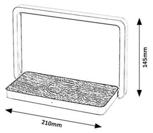 Rabalux 76005 - LED Настолна лампа с безжично зарядно BULDUS LED/4W/5V