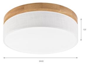 Brilagi - LED таванен плафон BELLADONNA LED/36W/230V Ø 40 см бял/дъб