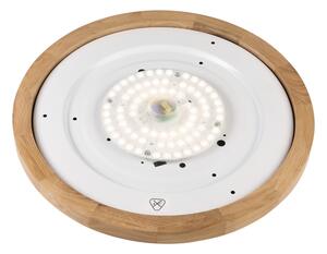 Brilagi - LED таванно осветително тяло BELLADONNA LED/36W/230V Ø 50 см бяло/дъб