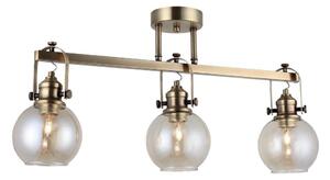 Накладен полилей POLINO 3xE27/40W/230V бронзов