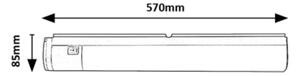 Rabalux 78027 - LED лампа за под кухненски шкаф с чекмедже DUDDU LED/17W/230V бял