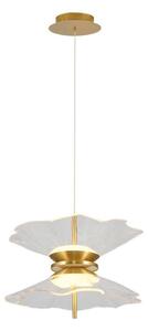 LED полилей на кабел BUTTERFLY 2xLED/10W/230V 3000K златен