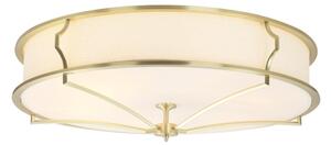 Open Design OR84443 - Таванно осветително тяло STESSO 6xE27/12W/230V диам. 85 см месинг/бяло