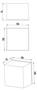 Top Light - LED стенен осветител за баня BOXTER LED/5W/230V IP65