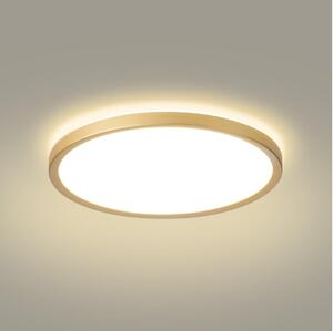 Brilagi - LED осветително тяло за баня ULTRA SLIM LED/24W/230V Ø 42 см златисто IP54