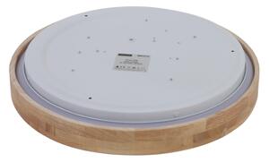 Brilagi - Димируемо LED осветително тяло WOODROUND LED/30W/230V 3000-6000K Ø 40 см + дистанционно управление