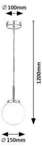 Rabalux 75007 - Bathroom полилей на връв TOGO 1xE14/40W/230V лъскав хром