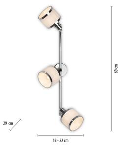 Leuchten Direkt 15373-17 - Спот ACCOR 3xE14/25W/230V