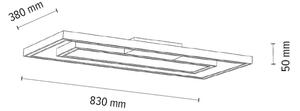 Spot-Осветление 4027402200000 - LED Димируем плафон RAMME 2xLED/28,5W/230V дъб