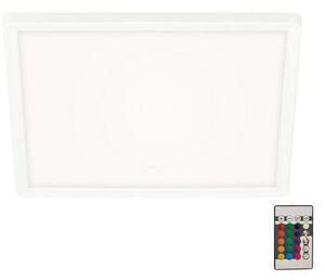 Briloner 7091-416 - LED RGBW Димируем плафон SLIM LED/22W/230V + д.у