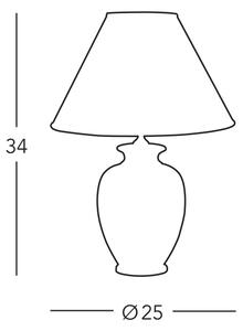 Kolarz A1354.71S - Настолна лампа GIARDINO 1xE27/60W/230V Ø 25 см