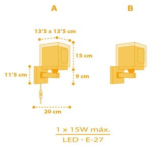 Dalber 63409 - Детски аплик MY FARM 1xE27/15W/230V