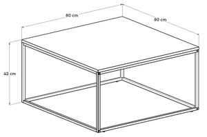 Масичка за кафе 42x80 см кафяв