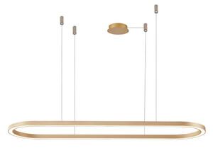 Azzardo AZ5056 - LED Димируем пендел ELENA LED/50W/230V 120 см златист