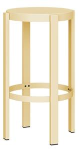 Жълт стоманен бар стол (височина на седалката 65 cm) Doon – noo.ma