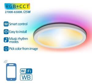 Aigostar - LED RGB+CCT Плафон LED/25W/230V 2700-6500K Wi-Fi