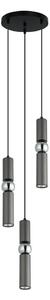 ITALUX PND-14290-3-GR - Пендел ISIDORA 3xGU10/25W/230V антрацит/хром