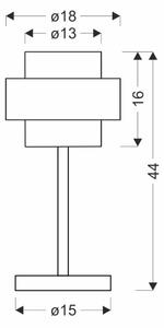 Настолна лампа SPIEGA 1xE27/60W/230V златист/черен