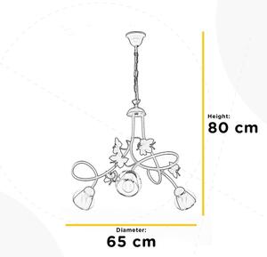 ONLI - Детски полилей BUTTERFLY 3xE14/6W/230V