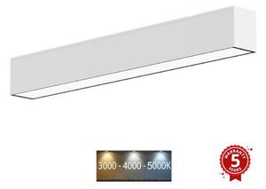 Sinclair LSM 24-40CCT - LED Плафониера LSM LED/40W/230V 120 см сребрист