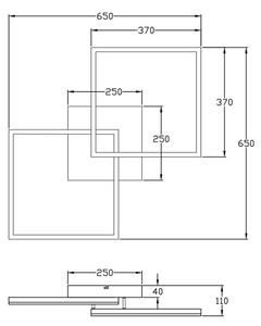 Fabas Luce 3394-65-102 - LED Димируема лампа BARD LED/52W/230V 3000K бял