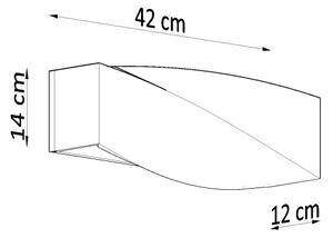 Brilagi - LED аплик KERRY 1xE27/7,5W/230V керамика/бял