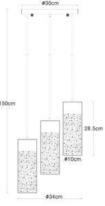 Globo 21005-3H - Пендел CROCKY 3xE27/40W/230V