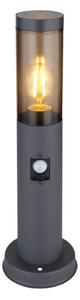 Globo 3158SAS - Екстериорна лампа със сензор BOSTON 1xE27/15W/230V 45 см IP44