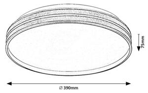 Rabalux 71141 - LED Димируем плафон GANDOR LED/24W/230V 3000-6500K