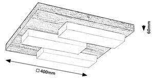Rabalux 71142 - LED Плафониера KONTE LED/30W/230V дъб
