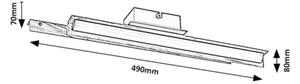 Rabalux 71045 - LED аплик REMIEL LED/12W/230V 3000K