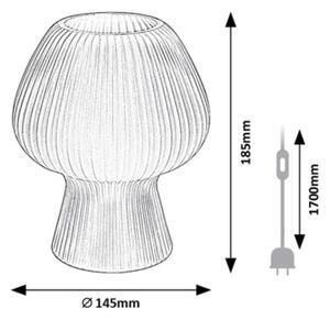 Rabalux 74023 - Настолна лампа VINELLE 1xE14/60W/230V бял