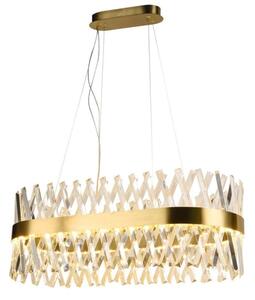 LED Димируем кристален полилей на връв LED/90W/230V + дистанционно управление