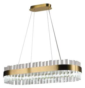 LED Димируем кристален полилей на връв LED/45W/230V + дистанционно управление