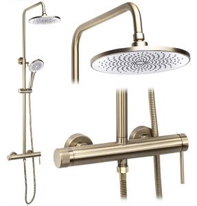 Комплект за душ Rea Foss Clif Brush Gold